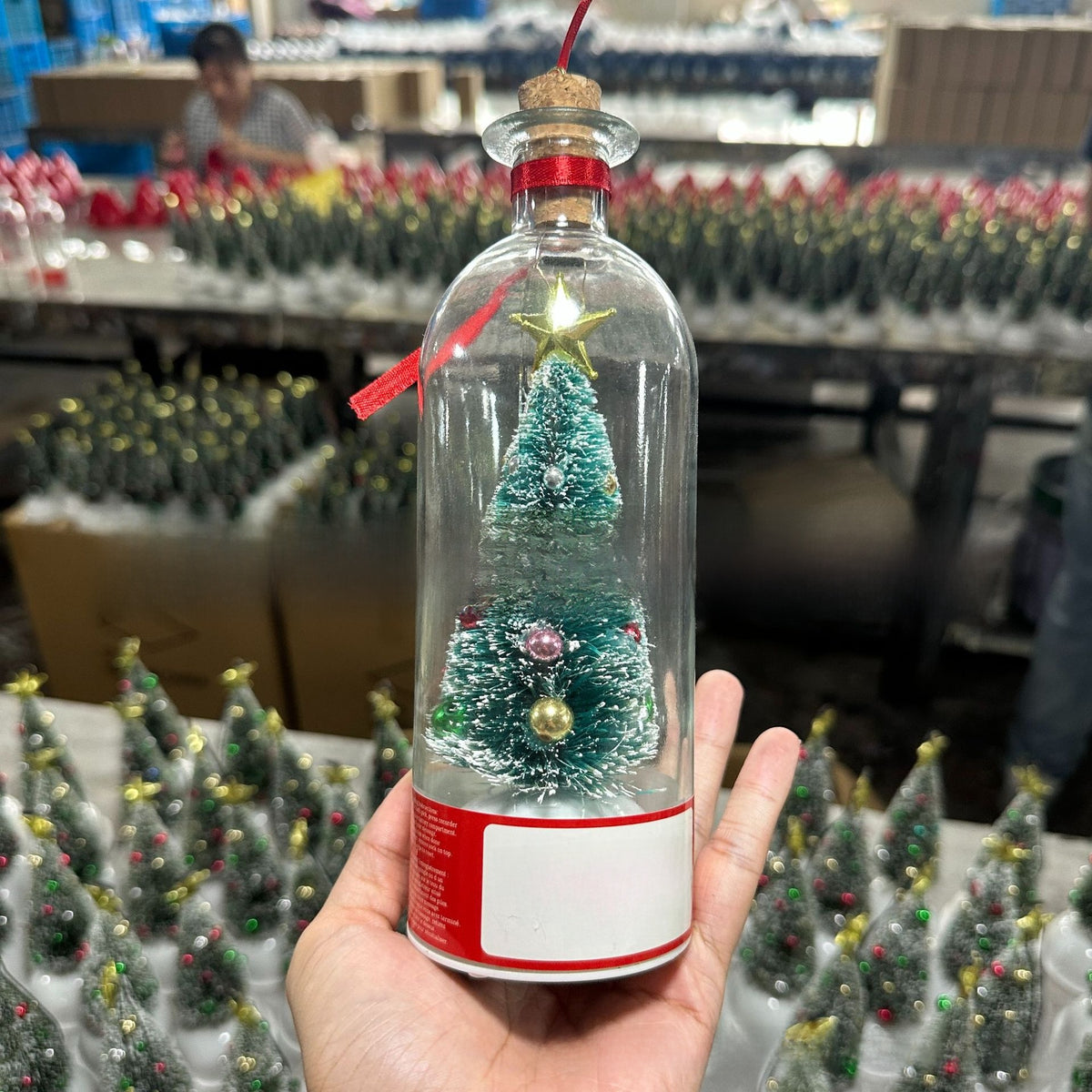 Christmas Message Bottle Ornament