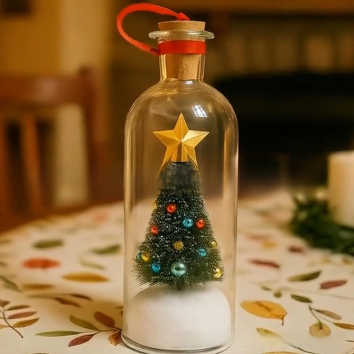 Christmas Message Bottle Ornament